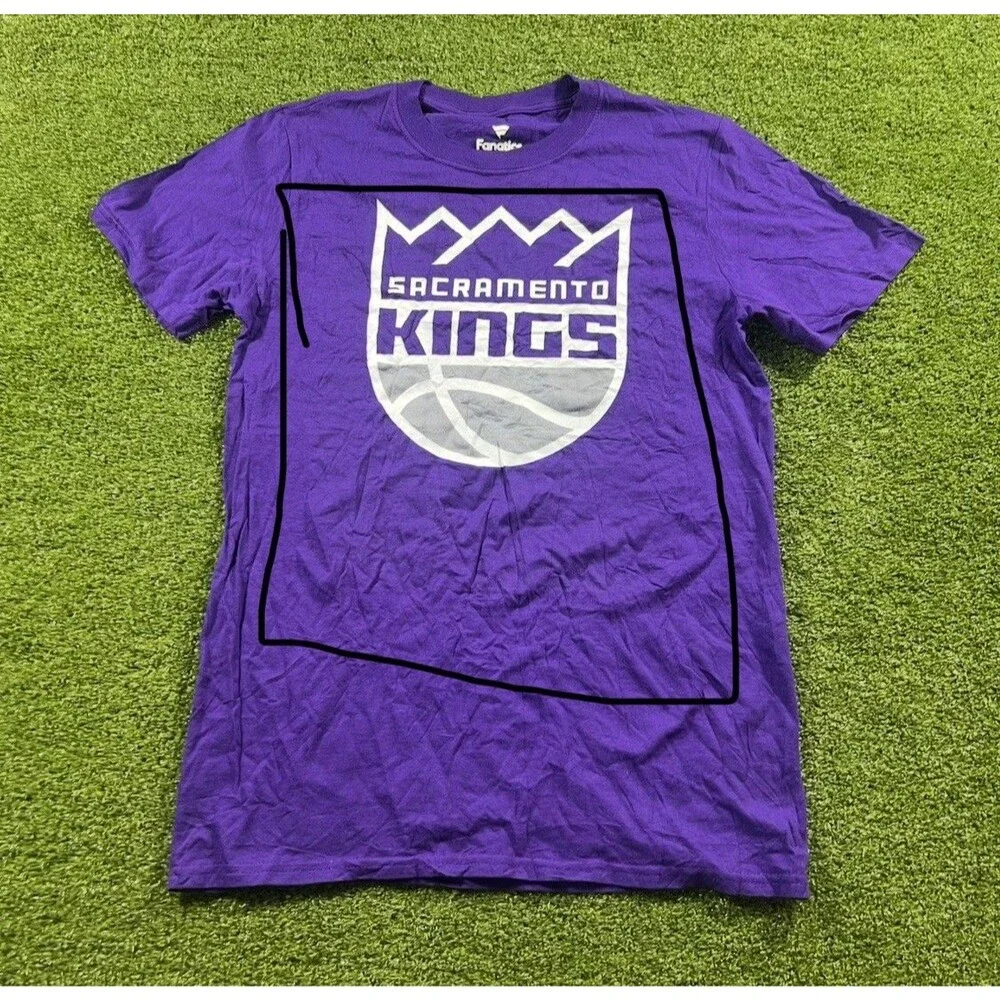 Fanatics Sacramento Kings T Shirt Men’s S Purple NWOT